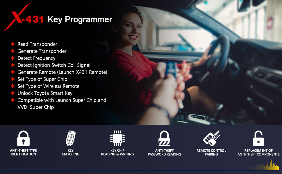 X-431 Key programmer 4pcs(图1)